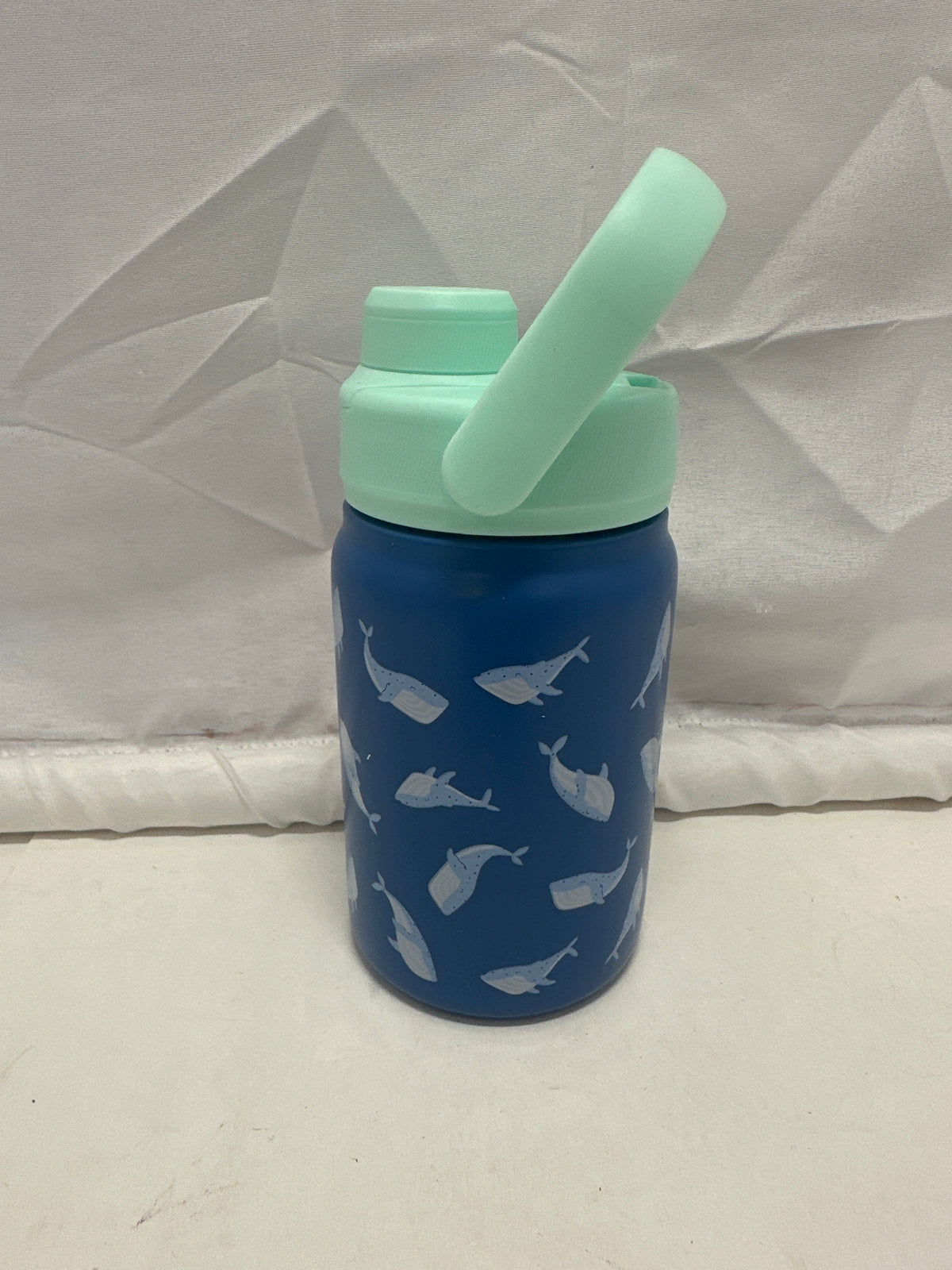 Sun Squad whale 12 ounce stainless steel water bottle