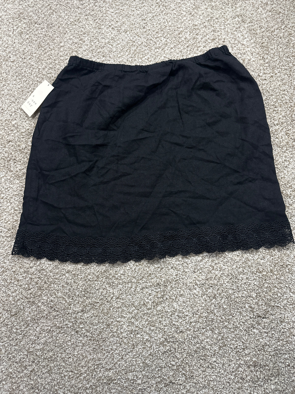 A New Day black lace hem skirt view 3