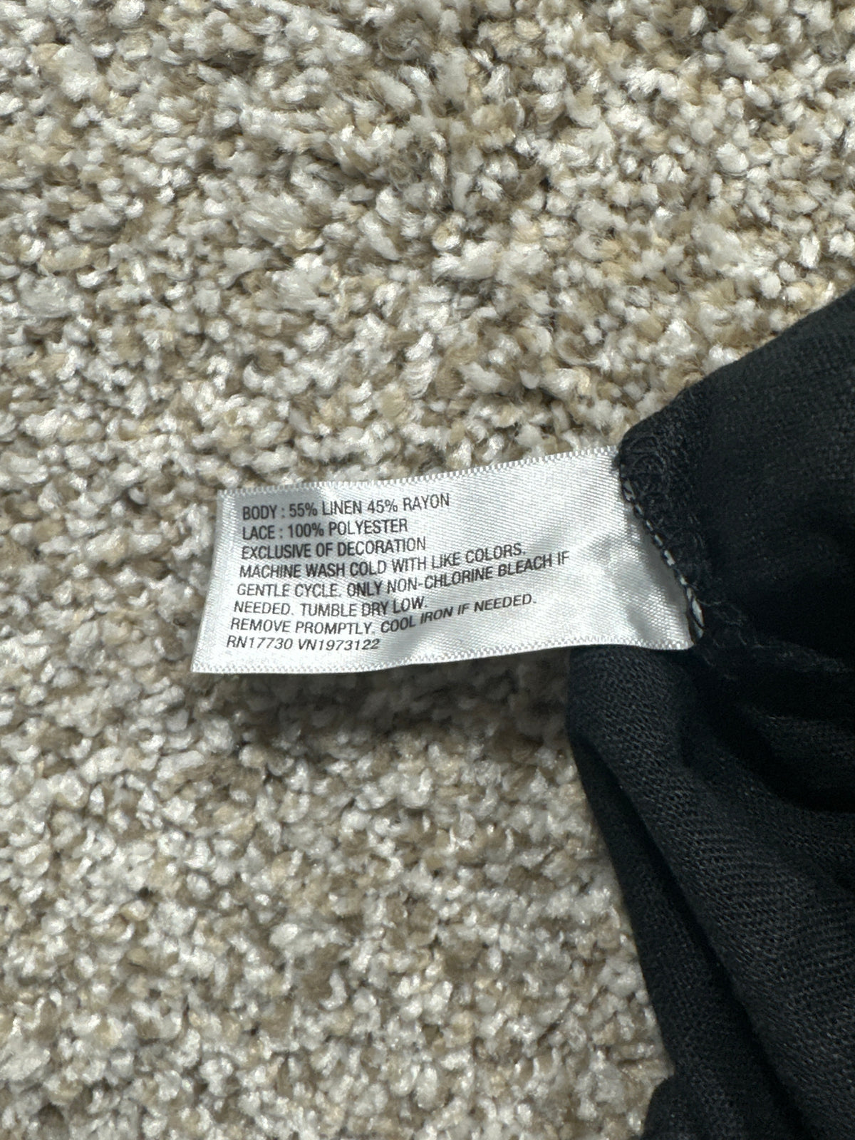 A New Day black lace hem skirt view 4