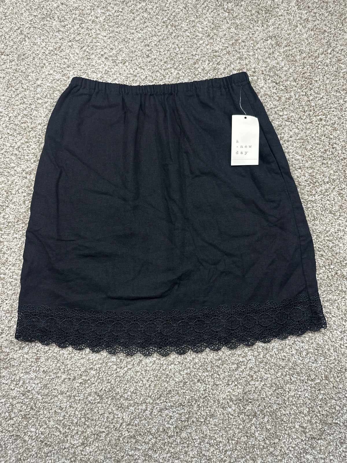 A New Day black lace hem skirt view 1