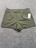 A New Day olive high rise tailored shorts, size 14