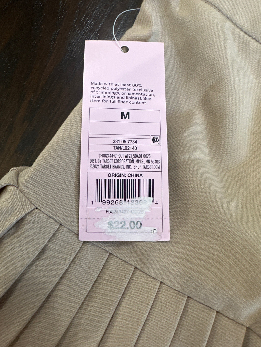 Wild Fable Pleated Tiered Mini Skirt – Taupe Ruffle Skirt