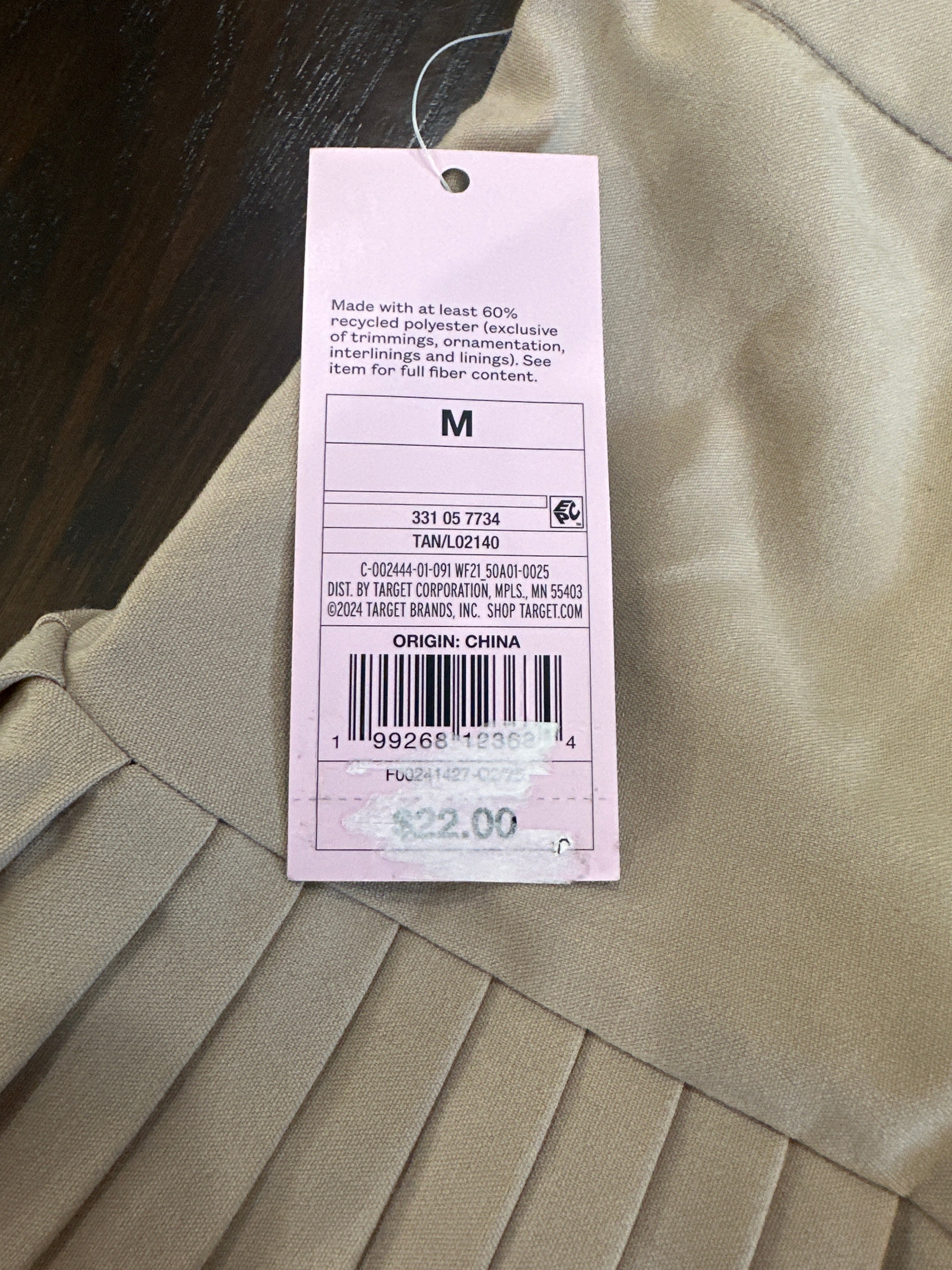 Wild Fable Pleated Tiered Mini Skirt – Taupe Ruffle Skirt