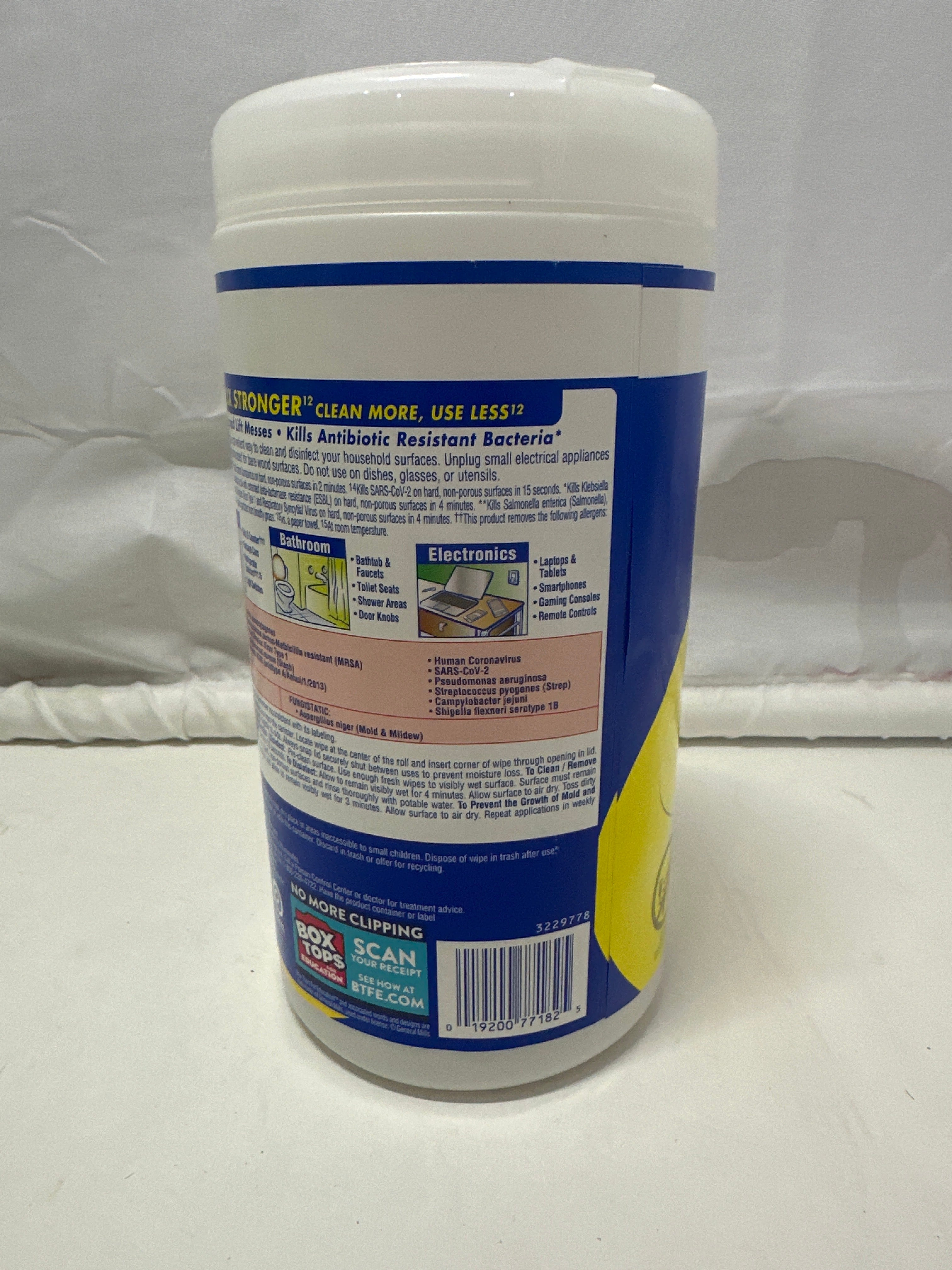 Lysol Disinfecting Wipes Lemon & Lime Blossom – 80 Count Canister
