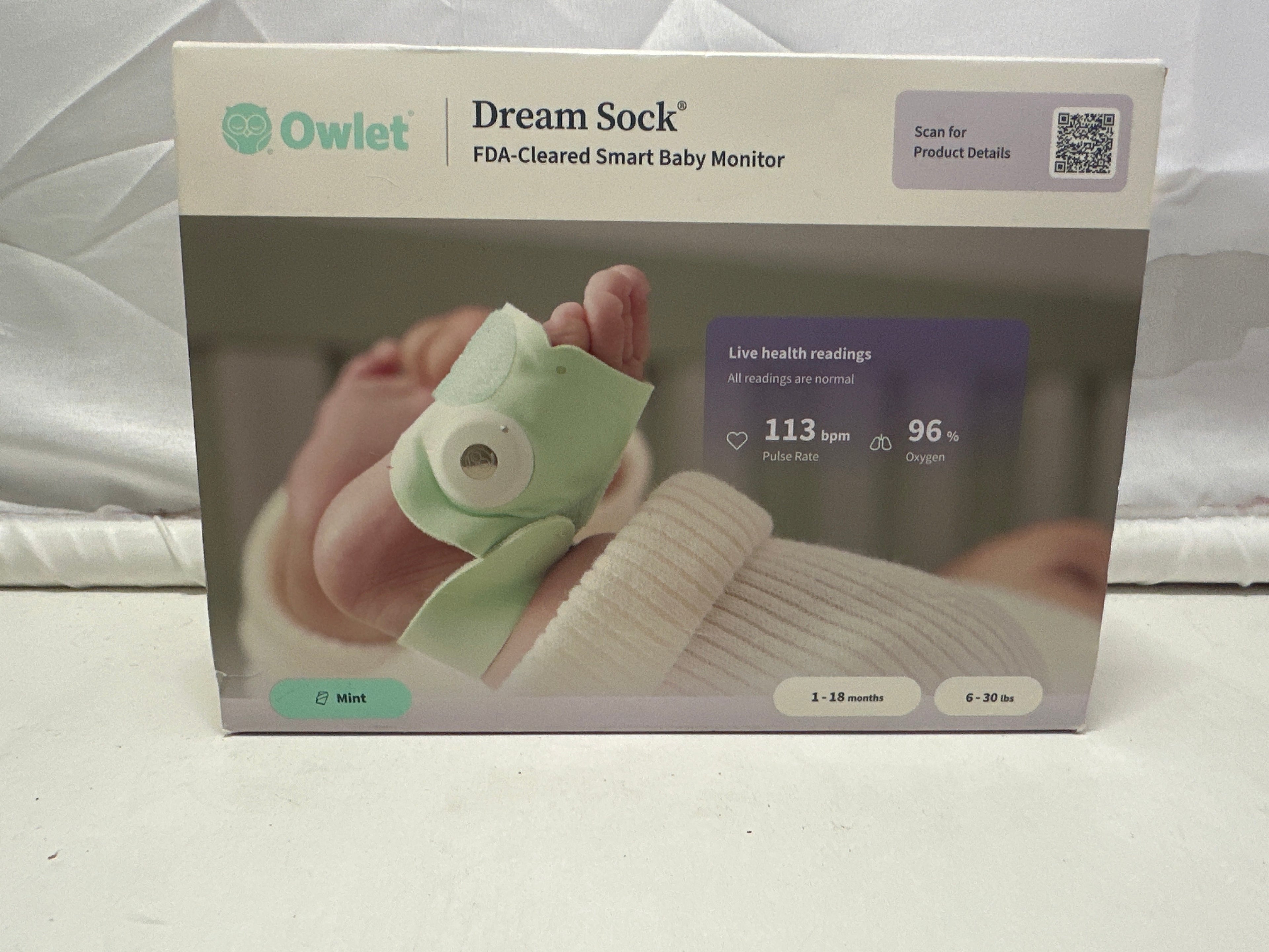 Owlet Dream Sock Smart Baby Monitor
