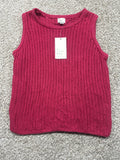 A New Day red ribbed sweater tank view 1
