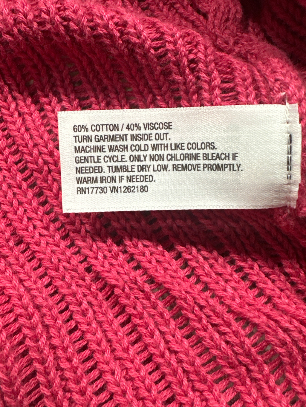 A New Day red ribbed sweater tank view 4
