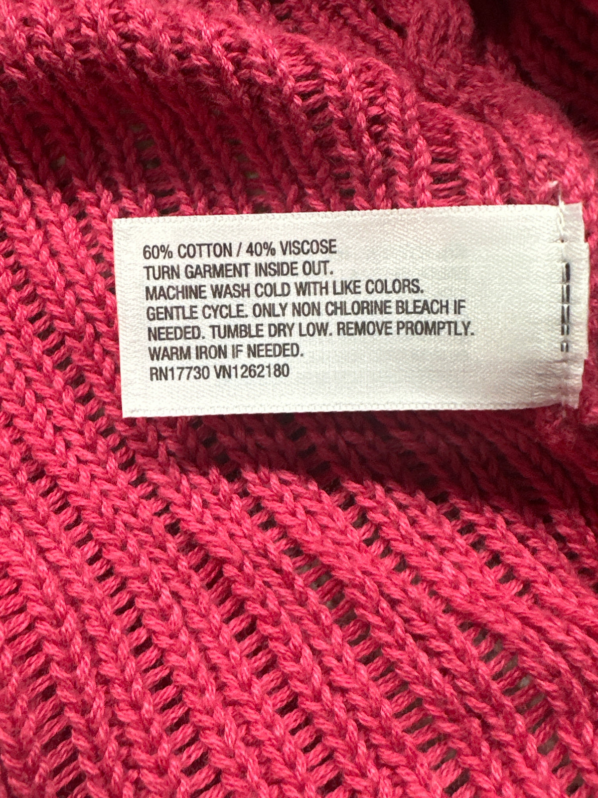 A New Day red ribbed sweater tank view 4
