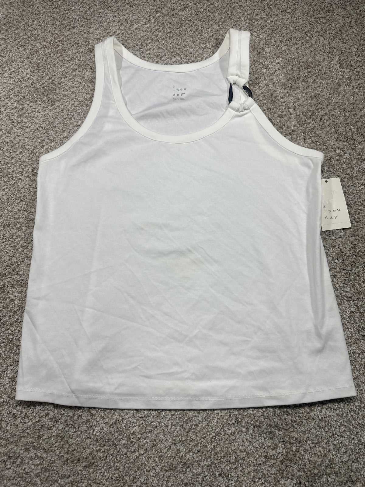 A New Day white ribbed tank top, view 1