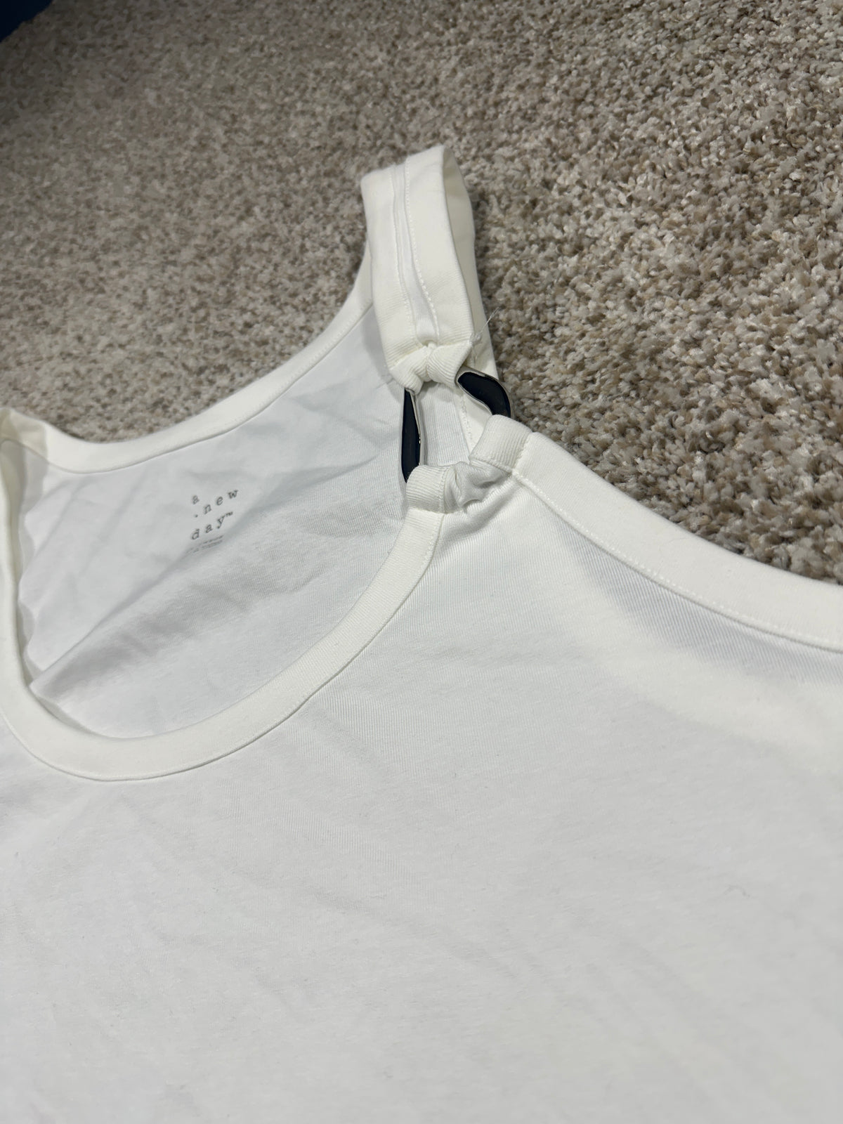 A New Day white ribbed tank top, view 2