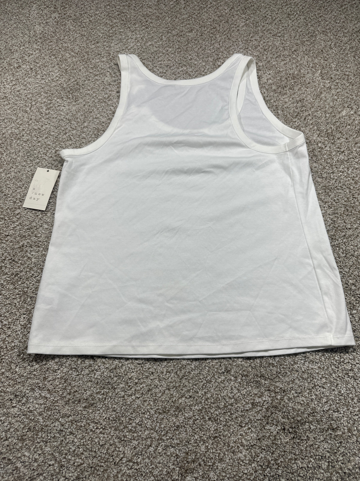 A New Day white ribbed tank top, view 3