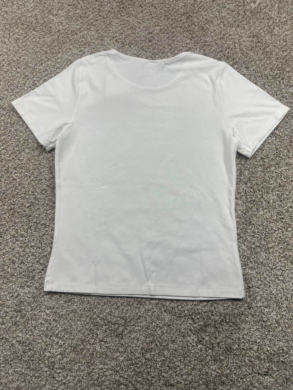 All in Motion women's white short sleeve performance tee, photo 3