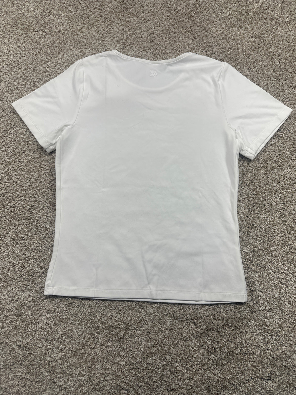 All in Motion women's white short sleeve performance tee, photo 3