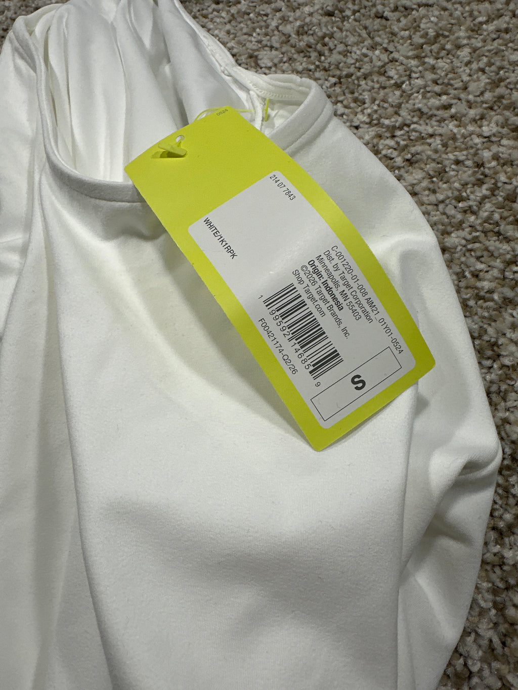 All in Motion women's white short sleeve performance tee, photo 5