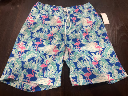 Member’s Mark Flamingo Print Swim Trunks – Tropical Beach Shorts