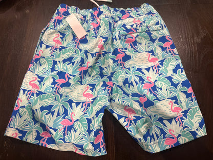 Member’s Mark Flamingo Print Swim Trunks – Tropical Beach Shorts