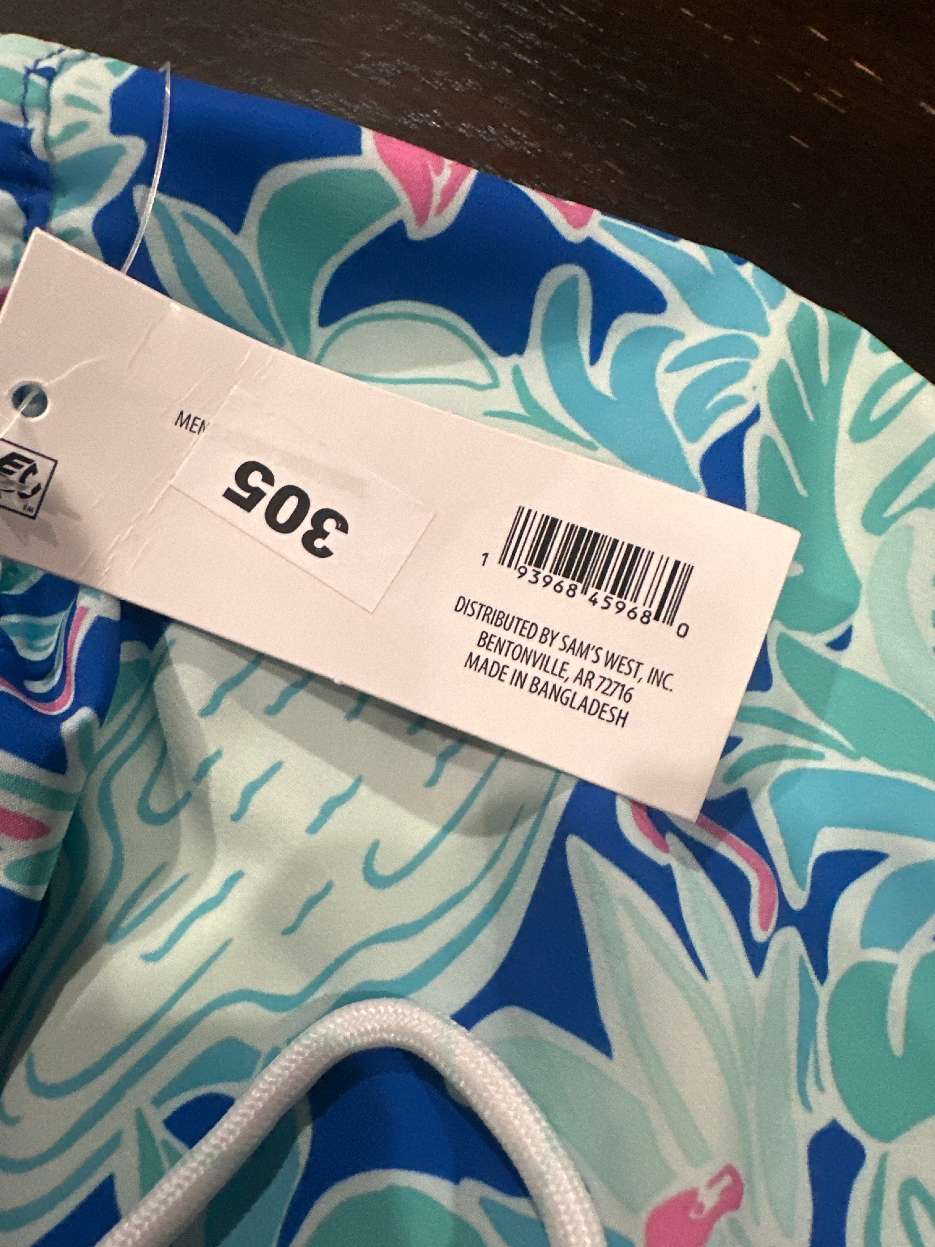 Member’s Mark Flamingo Print Swim Trunks – Tropical Beach Shorts
