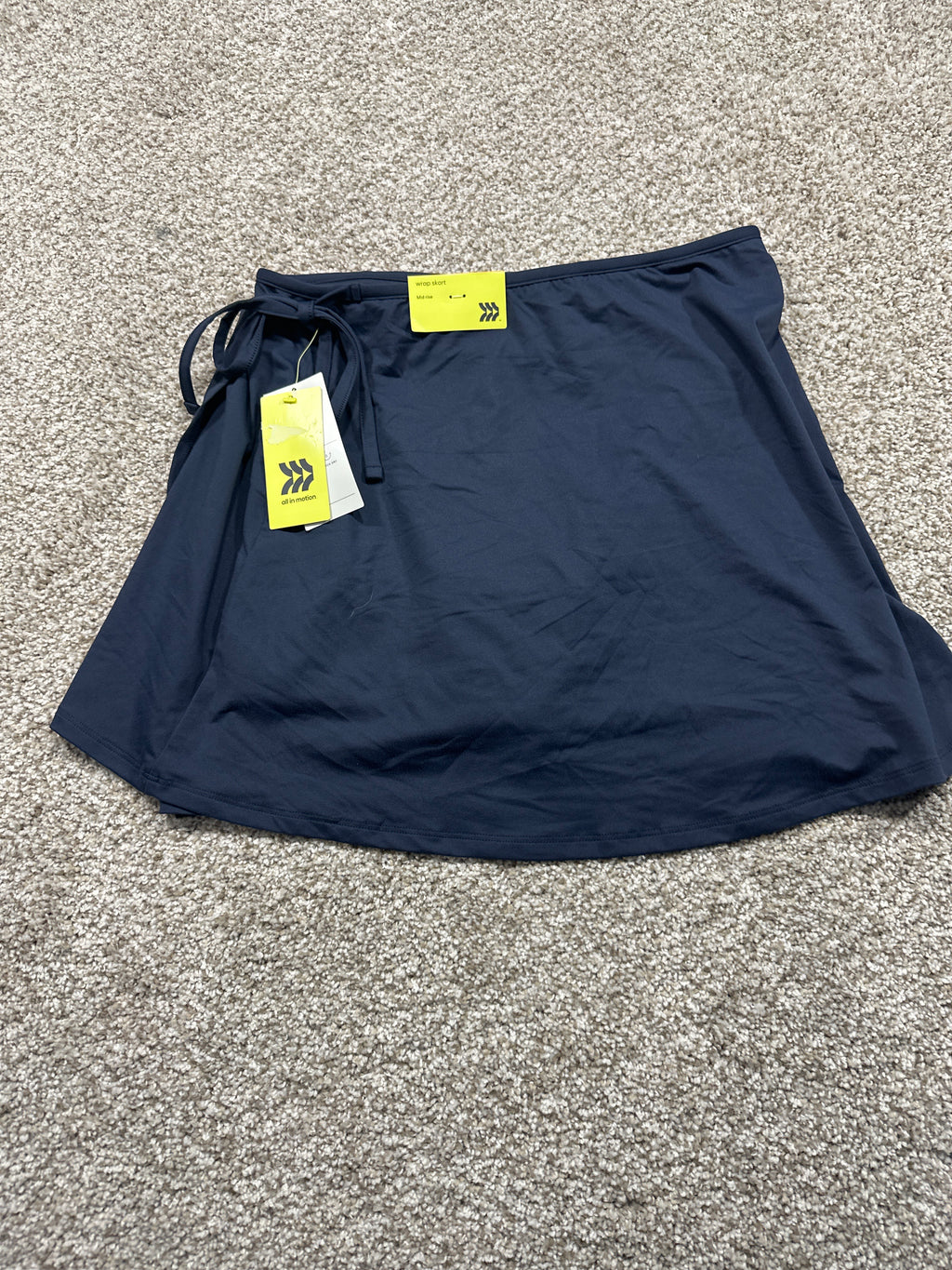 All in Motion women's navy blue wrap skort, photo 3
