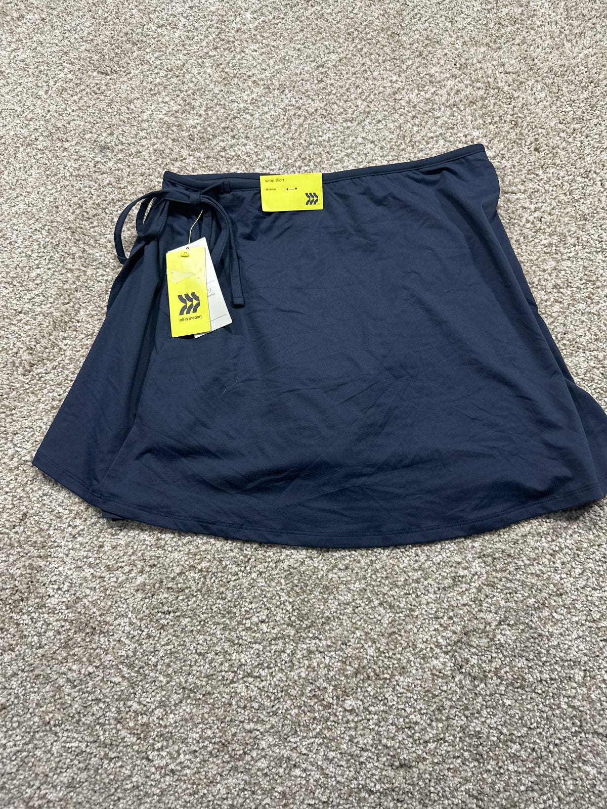 All in Motion women's navy blue wrap skort, photo 3