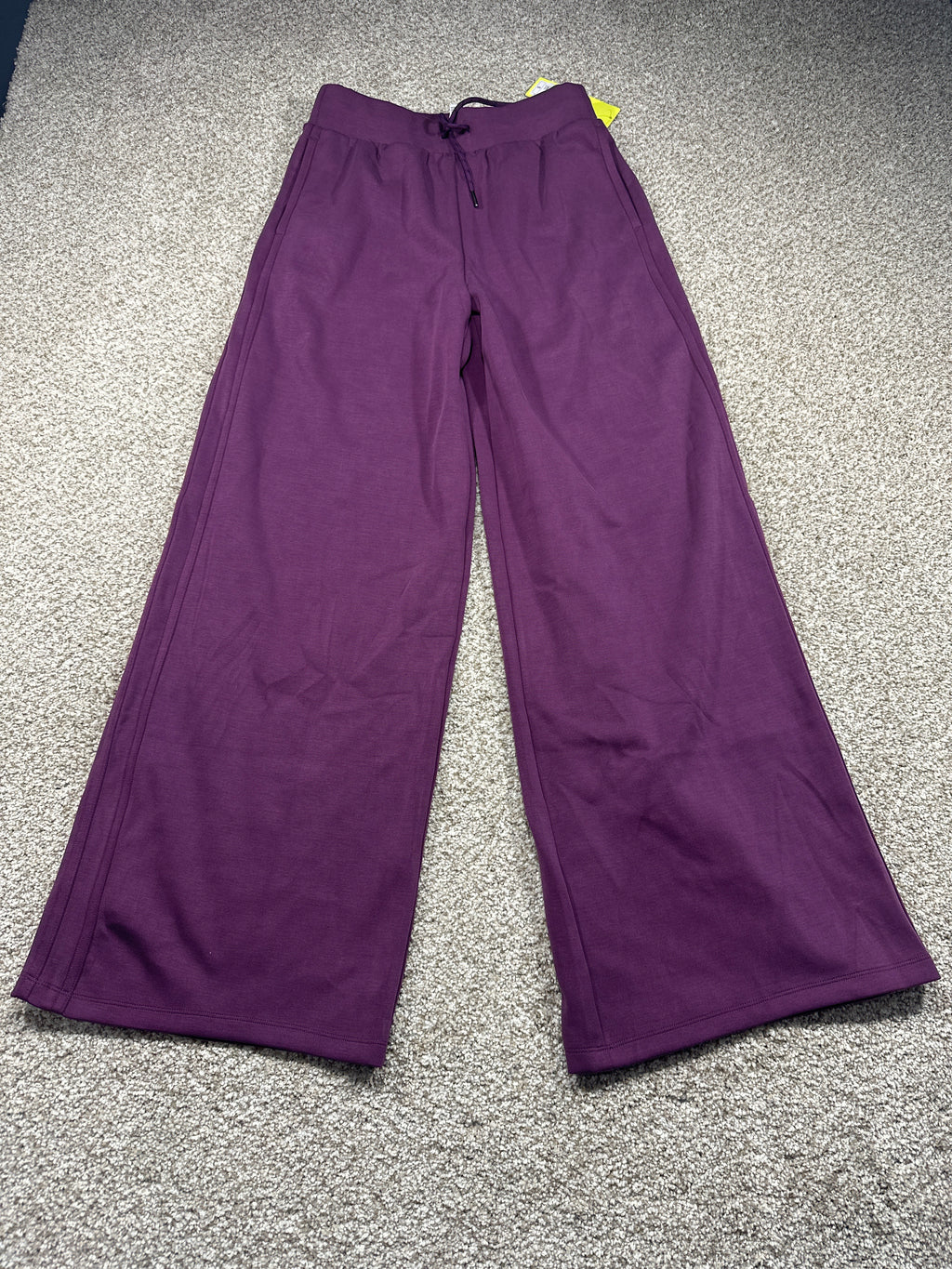All in Motion women's dark purple Airy Sleek wide leg pants, photo 1