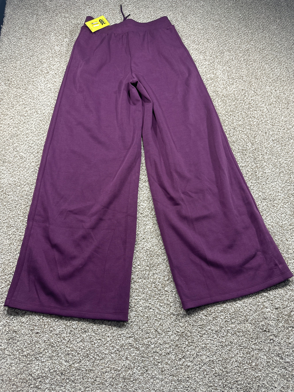 All in Motion women's dark purple Airy Sleek wide leg pants, photo 3