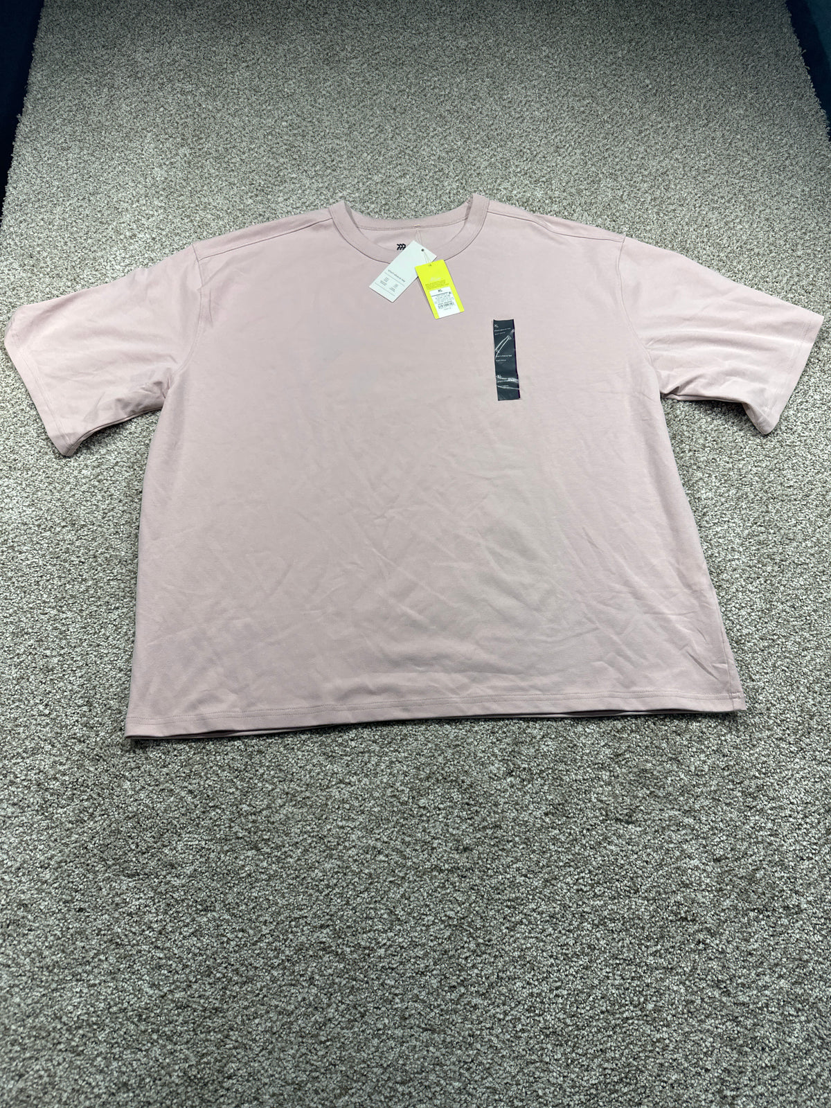 All in Motion men's light pink short sleeve oversized tee, photo 1