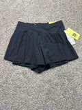 All in Motion women's black crossover waistband shorts, photo 1