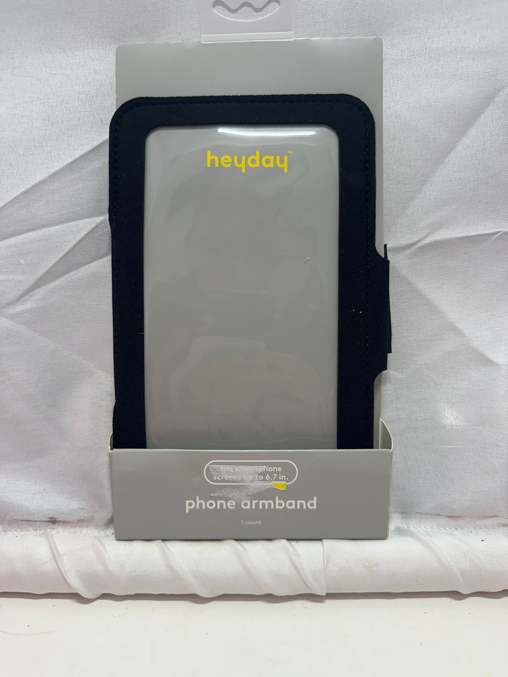 Heyday black phone armband front