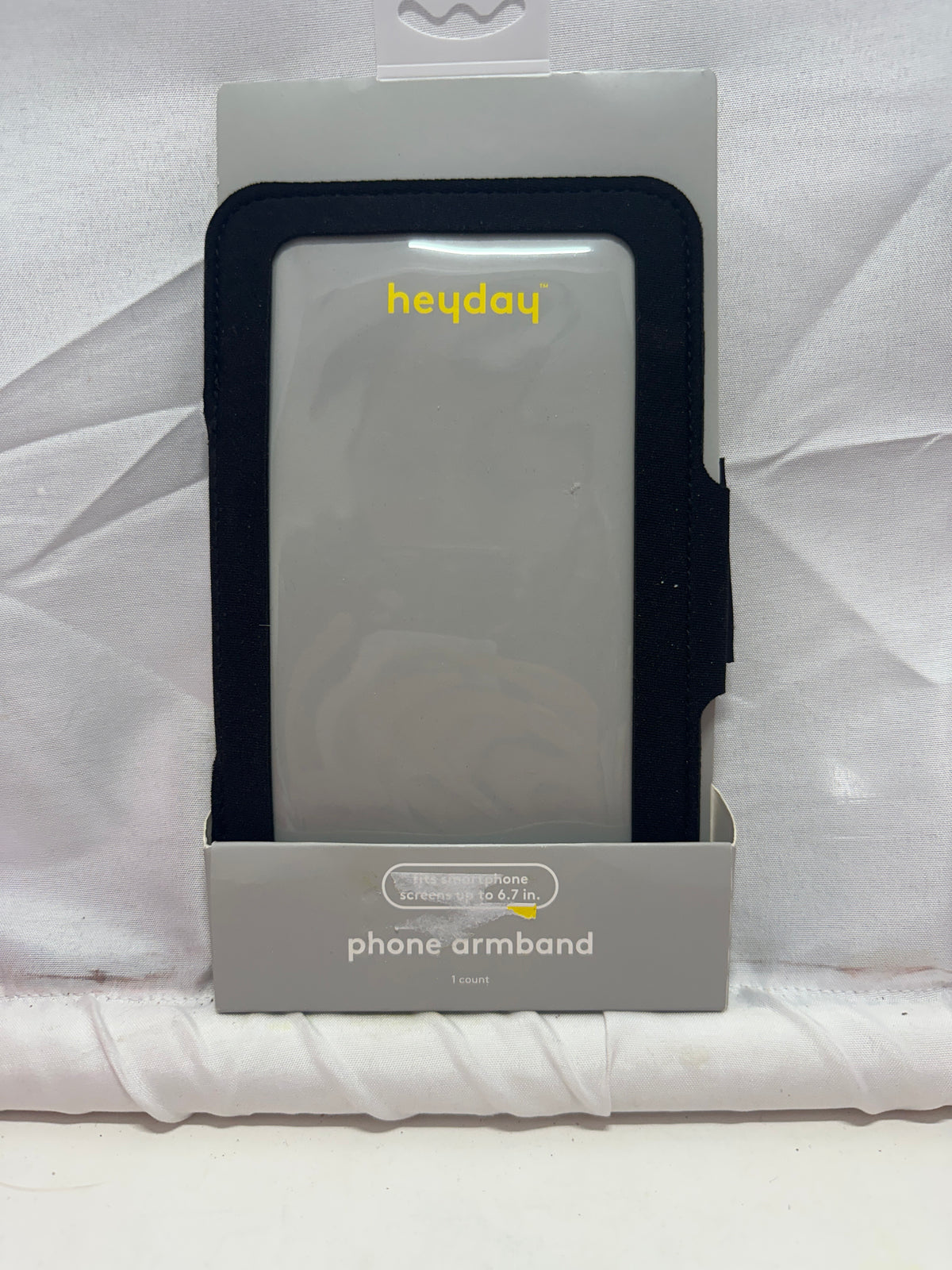 Heyday black phone armband front