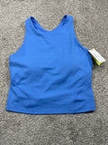 All in Motion women's blue high neck tank top, photo 1