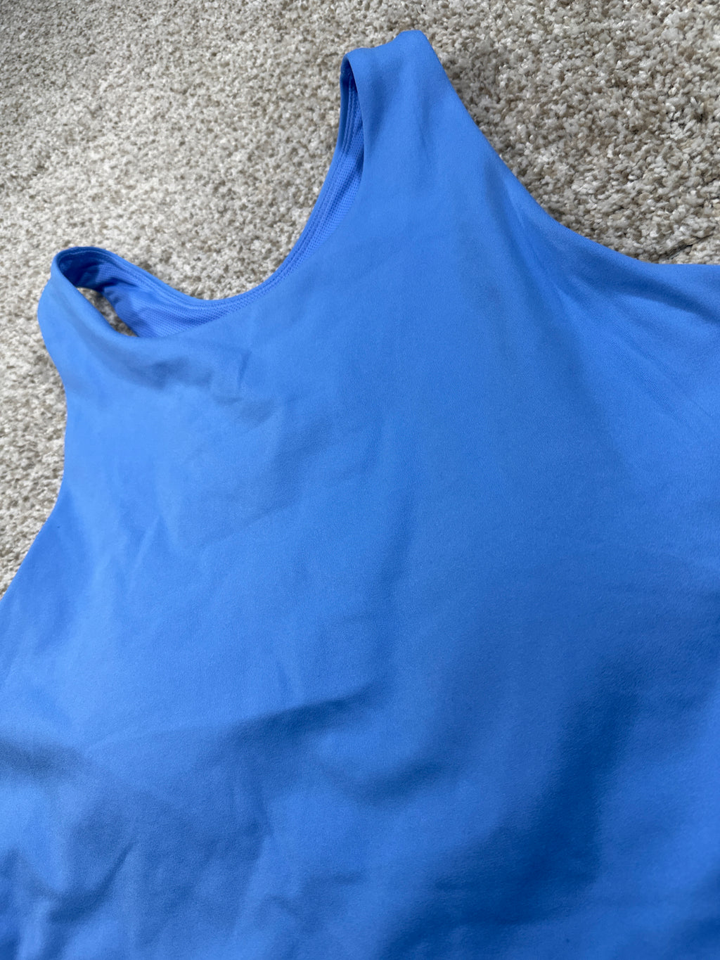 All in Motion women's blue high neck tank top, photo 2