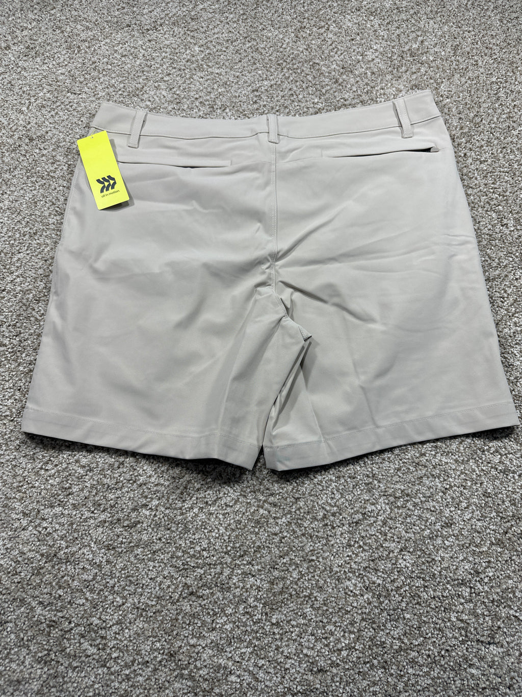 All in Motion men's stone golf shorts, photo 3