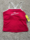 All in Motion girls red All American strappy tank, photo 1