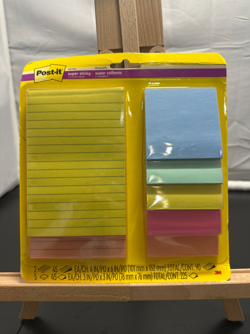 Post-it Super Sticky Notes assorted pack 315 sheets