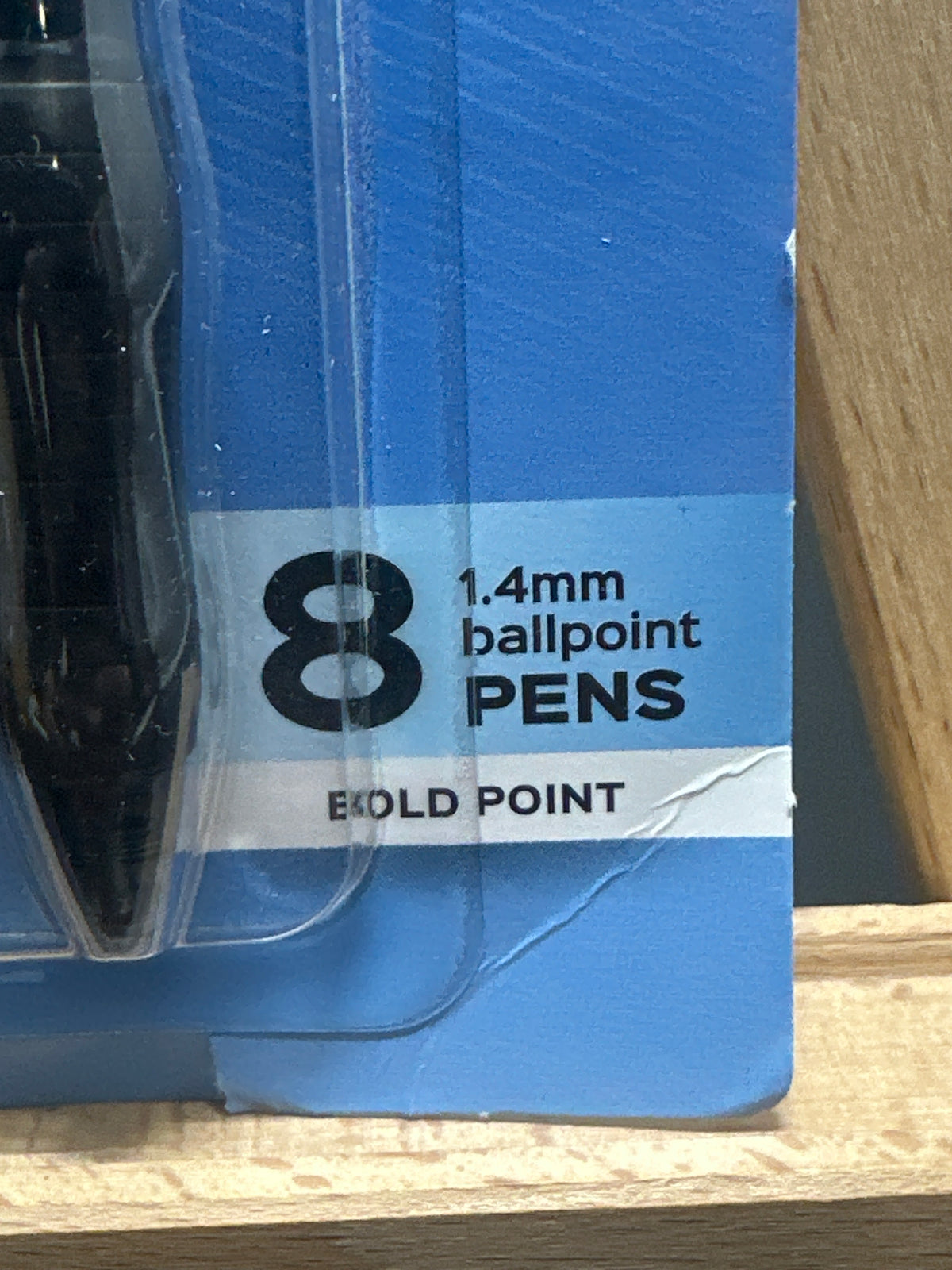 Paper Mate Profile ballpoint pen packaging detail