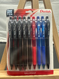 Pentel Wow 1.0mm assorted retractable ballpoint pens 9 pack