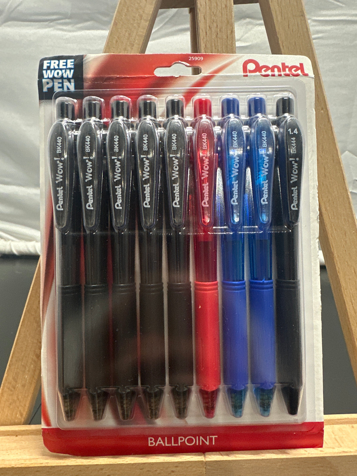 Pentel Wow 1.0mm assorted retractable ballpoint pens 9 pack