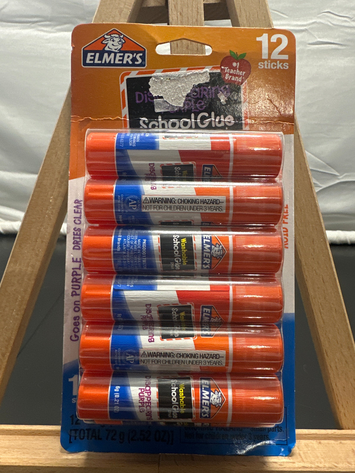 Elmer's disappearing purple school glue sticks 12 pack