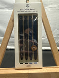 U Brands The Monterey 4 count black and blue ballpoint pens
