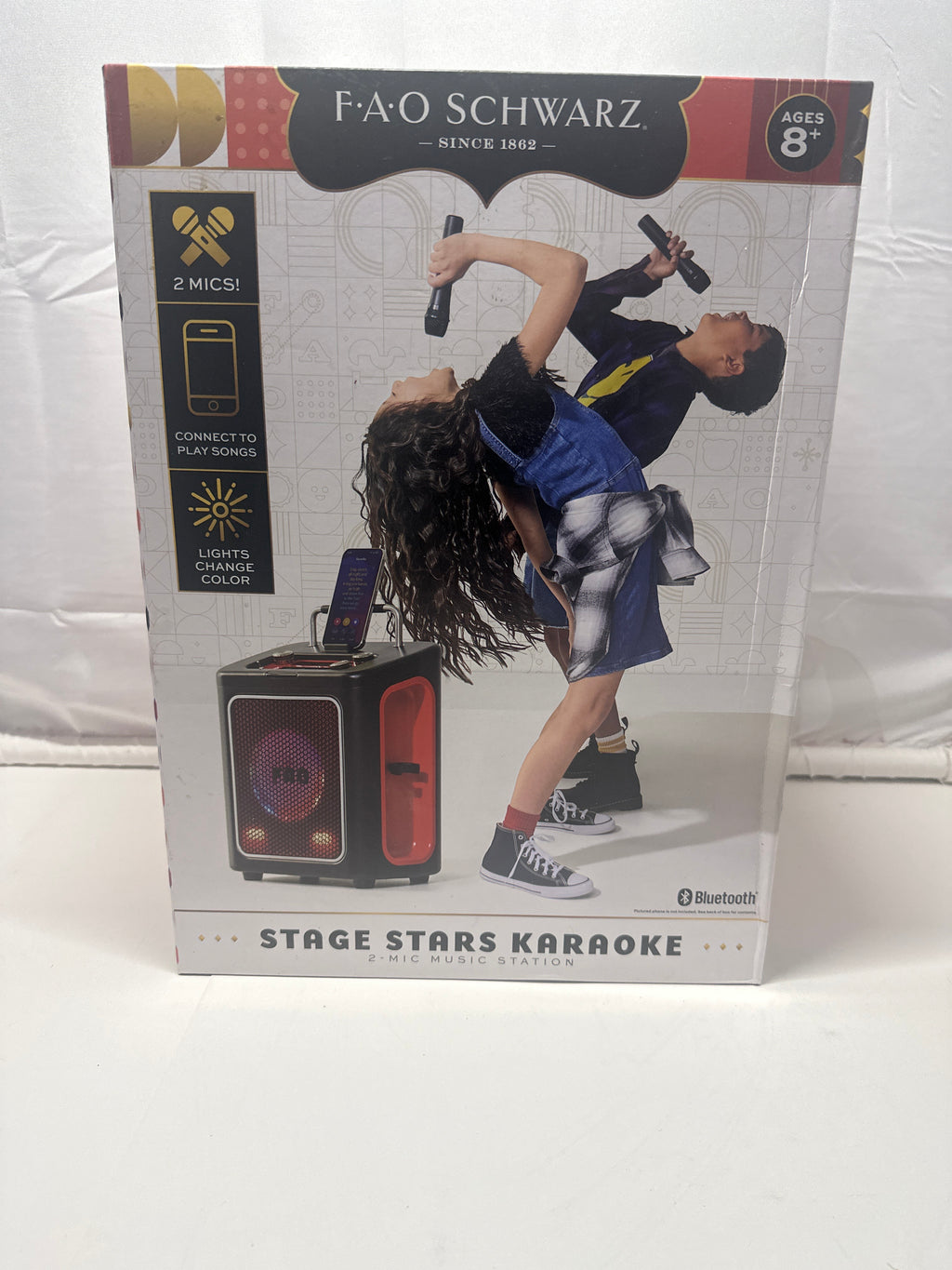 FAO Schwarz Stage Stars Karaoke – 2 Mic Music Station