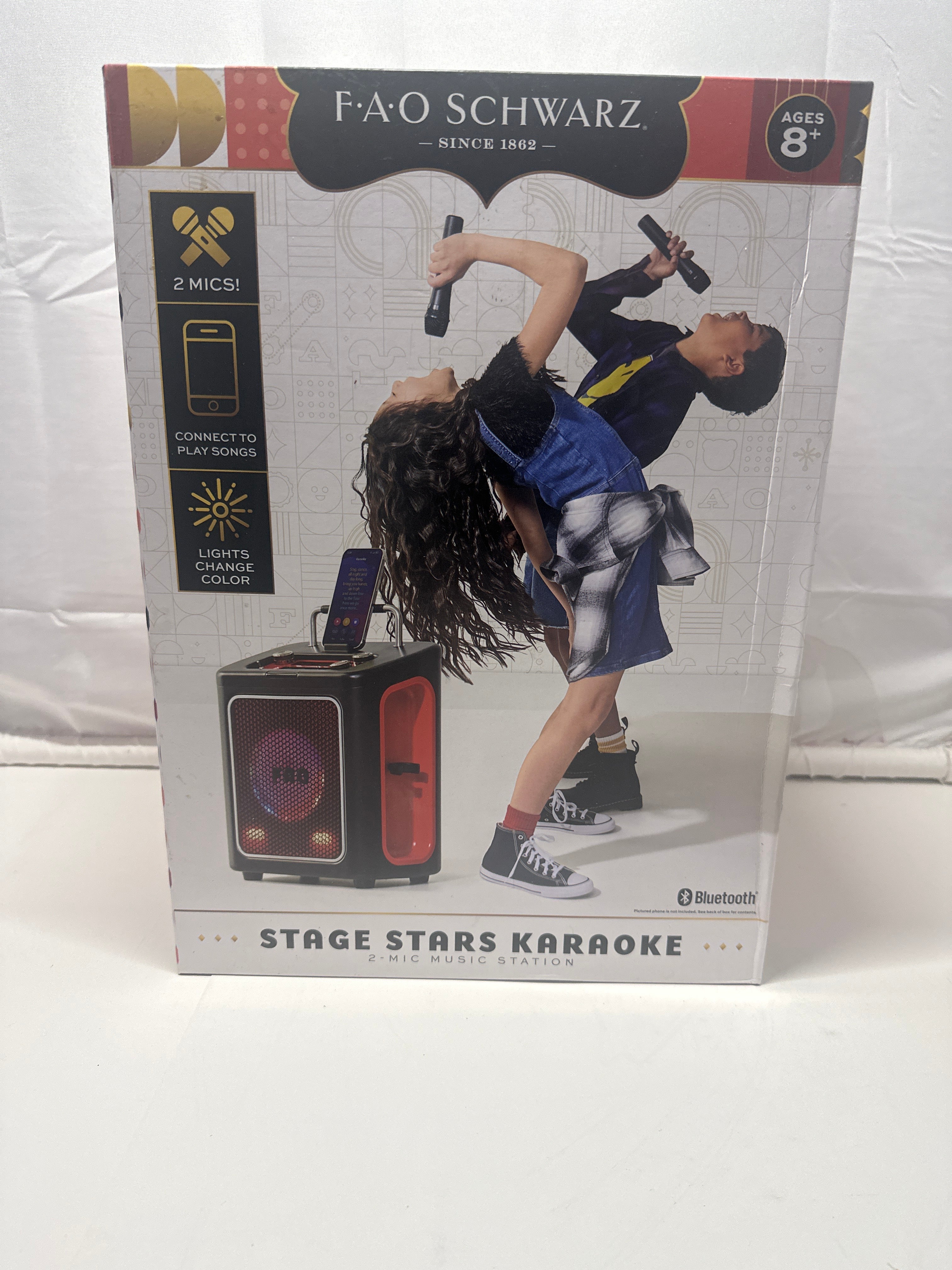 FAO Schwarz Stage Stars Karaoke – 2 Mic Music Station