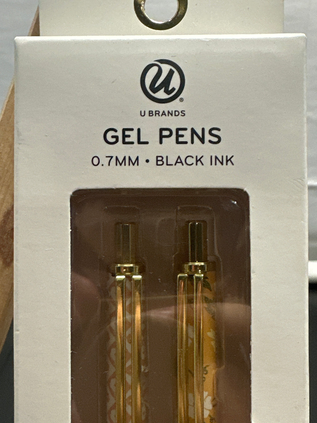 U Brands Avalon gel pen set detail