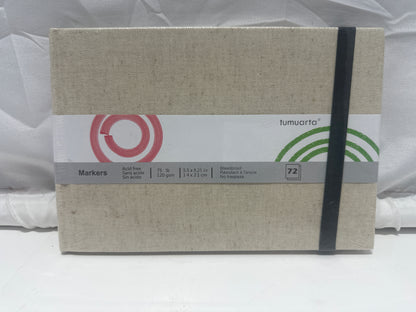 Tumuarta Marker Sketchbook – 5.5" x 8.25" Bleedproof Paper (72 Sheets)