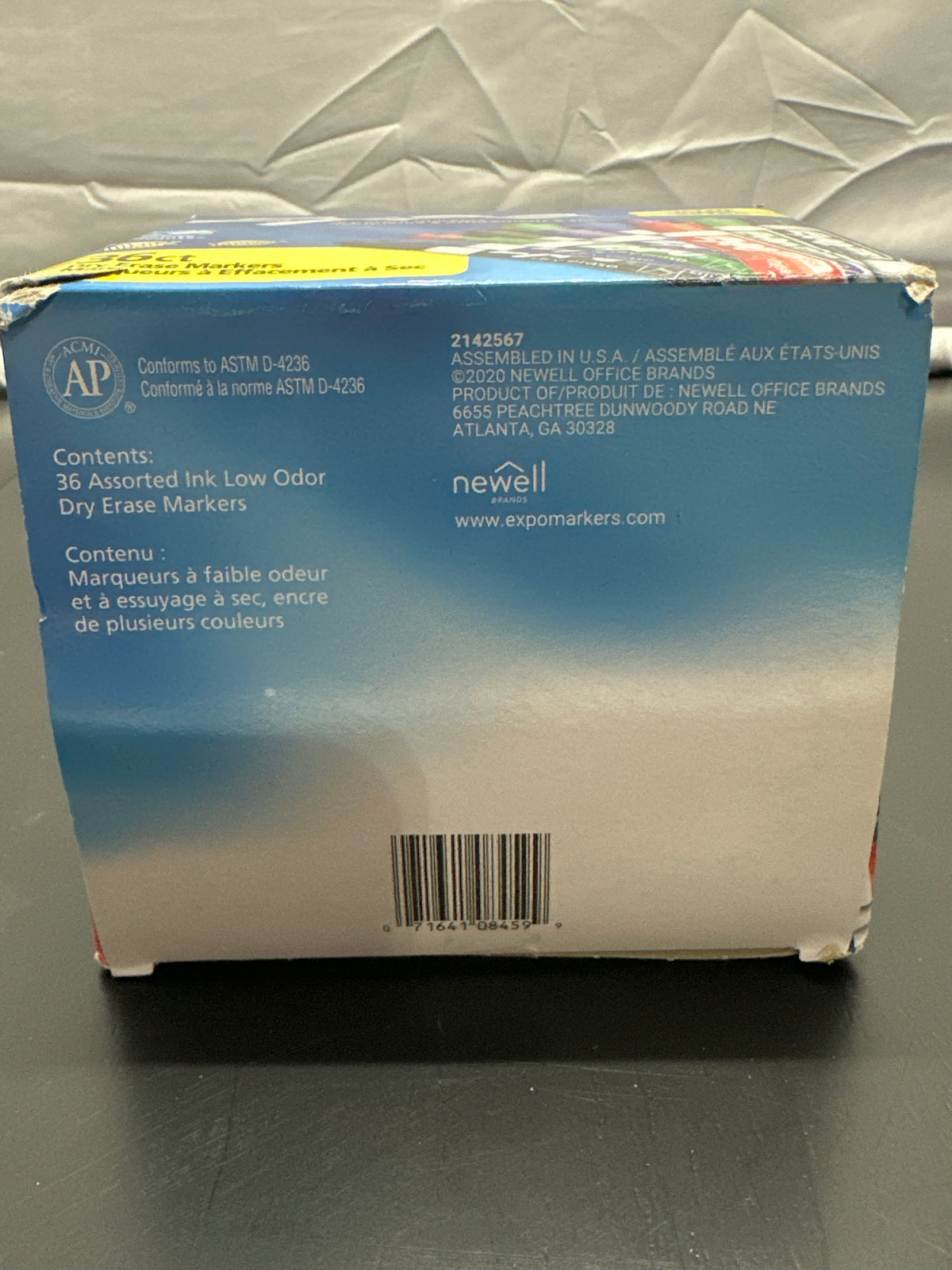 EXPO 36 count dry erase markers package detail