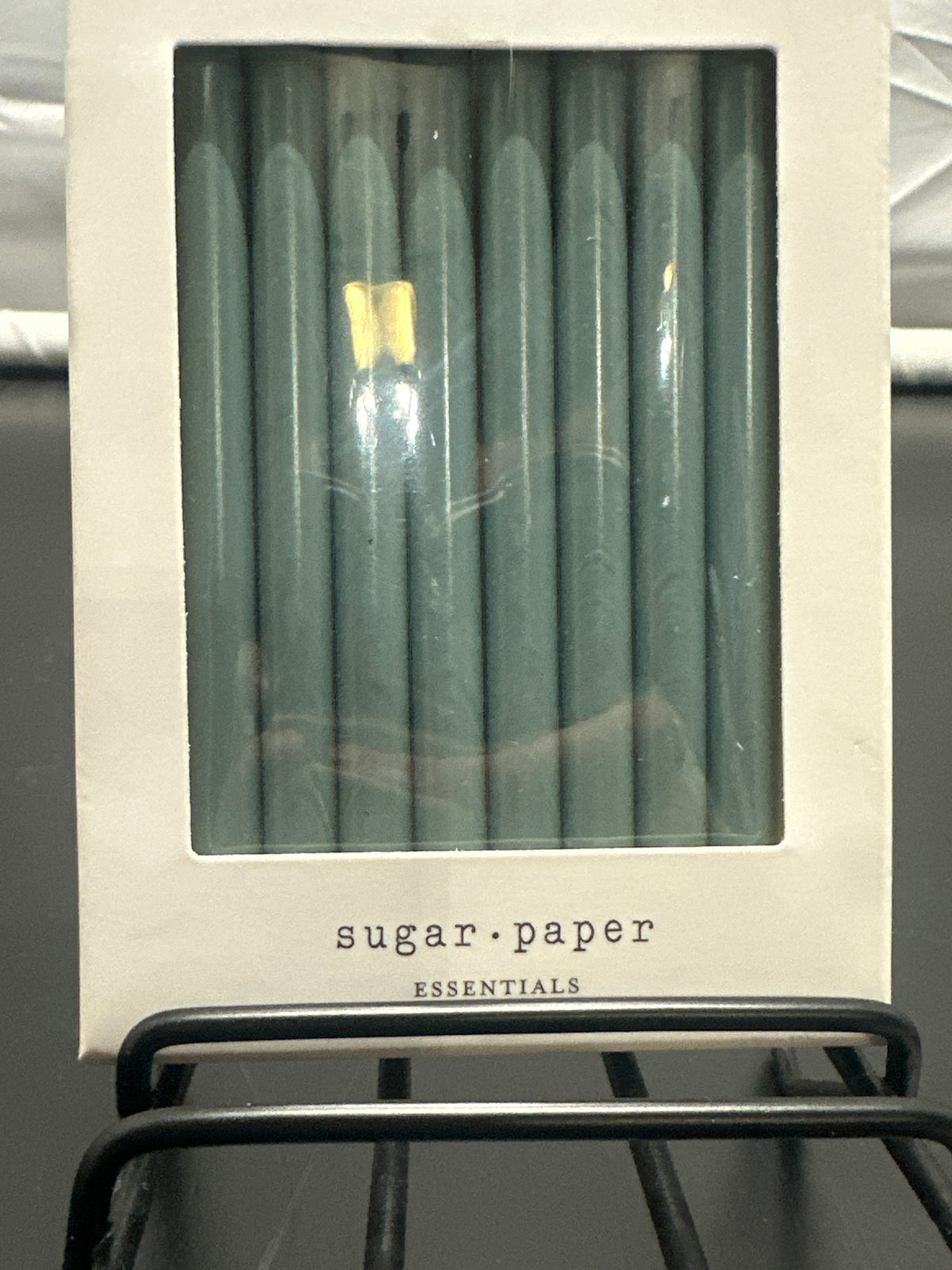 Sugar Paper Essentials deep green pencil set detail