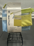 U Brands mesh pouch set blue and green 2 count