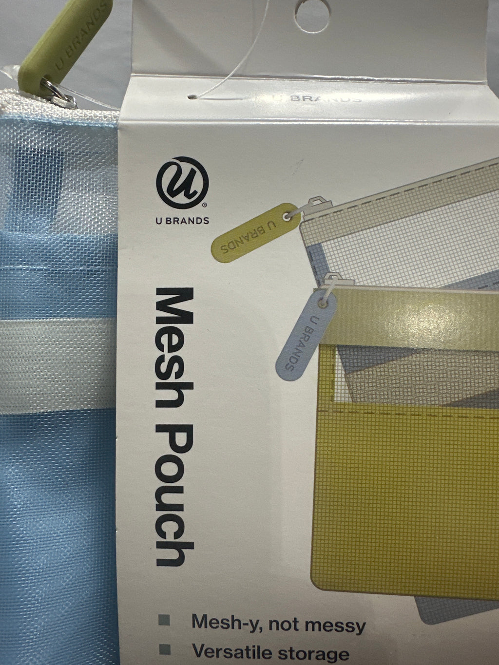 U Brands mesh pouch set detail