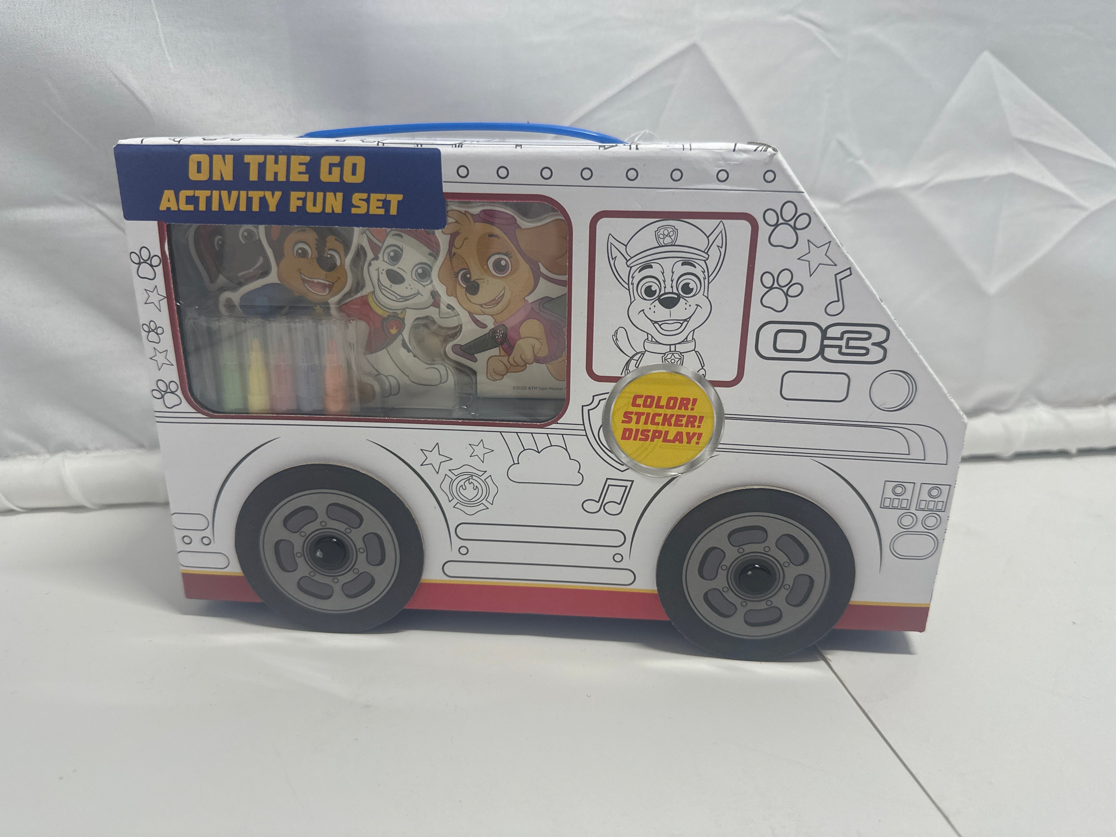 Paw Patrol On-The-Go Activity Fun Set – Coloring & Sticker Kit