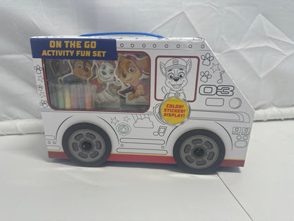 Paw Patrol On-The-Go Activity Fun Set – Coloring & Sticker Kit