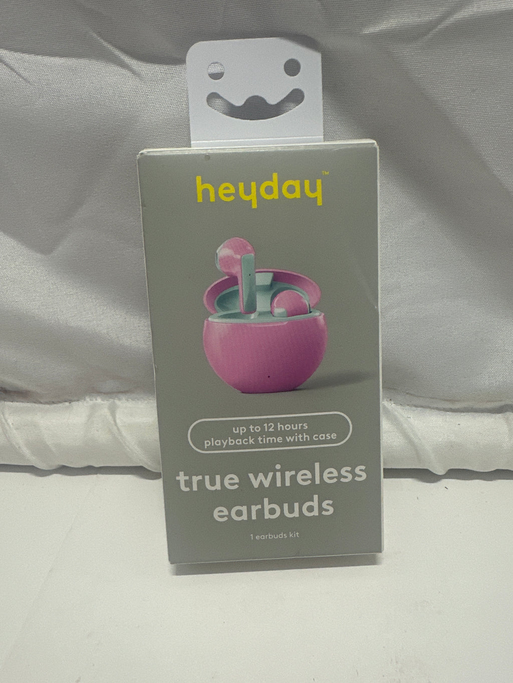heyday True Wireless Earbuds Bluetooth 5.3 Candy Pink with Charging Case New
